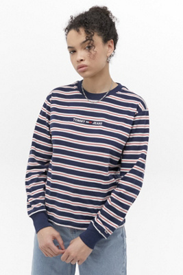 tommy jeans centre logo t shirt