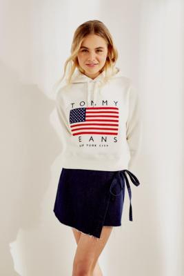 tommy jeans hoodie flag