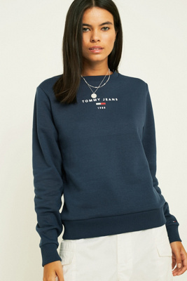 tommy jeans clean logo sweatshirt