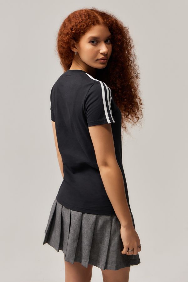 Vista diapositiva: 4: adidas Nera T-Shirt con 3 Strisce