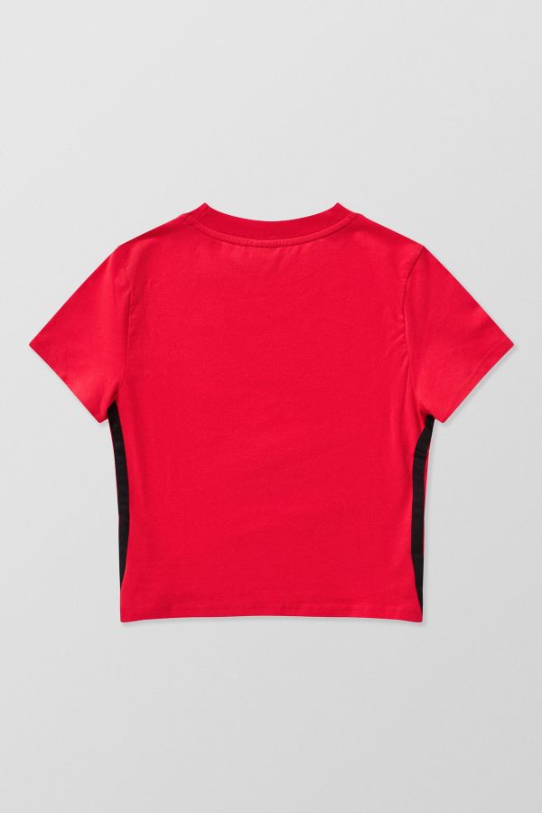 Slide View: 8: adidas Rot 3-Streifen Baby T-Shirt