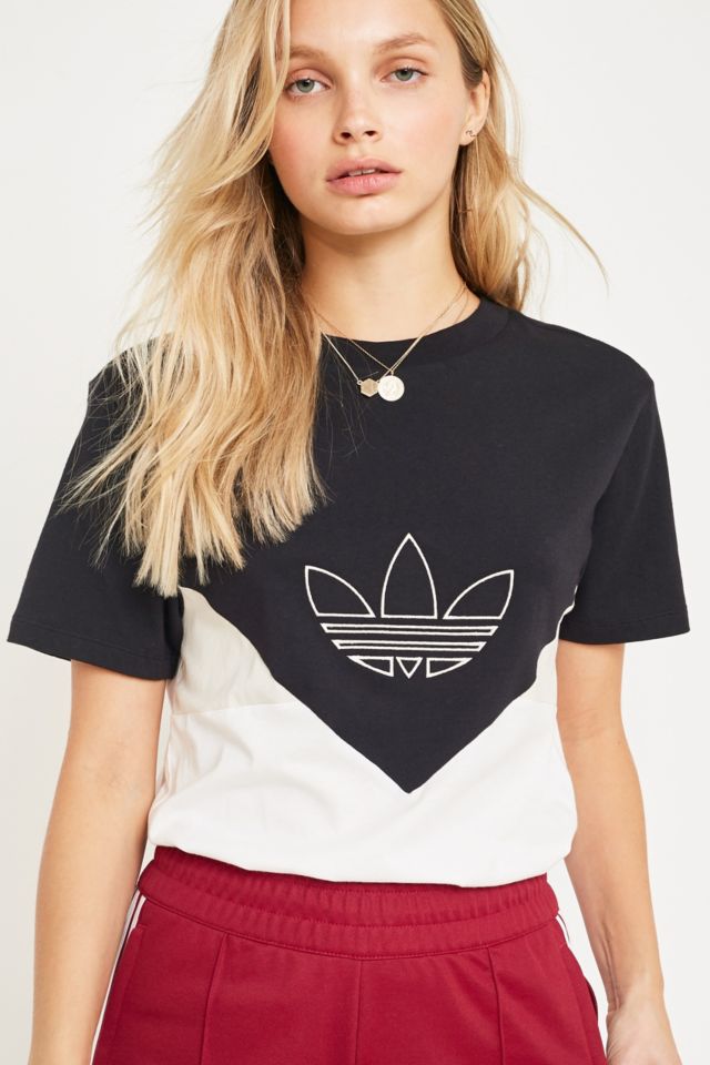 adidas Originals CLRDO Black + White T-Shirt | Urban Outfitters UK
