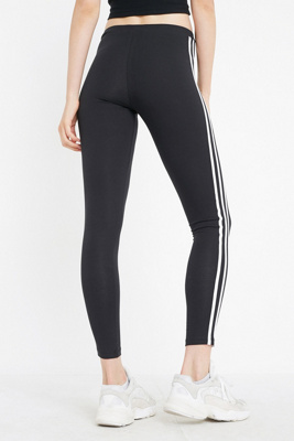 gray adidas 3 stripe leggings