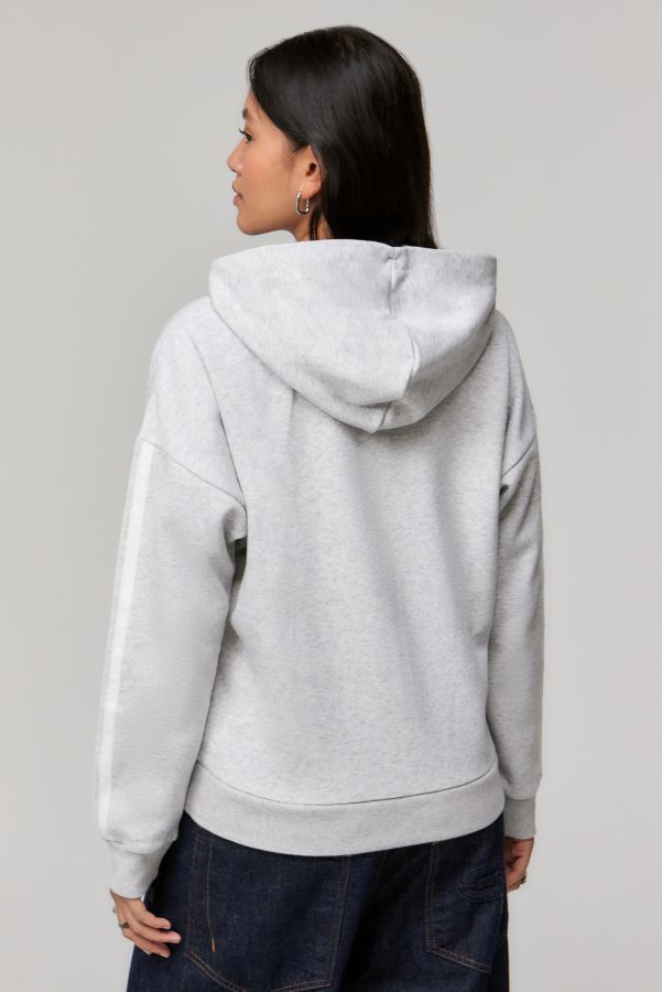 Slide View: 5: adidas 3-Stripes Zip-Through Hoodie