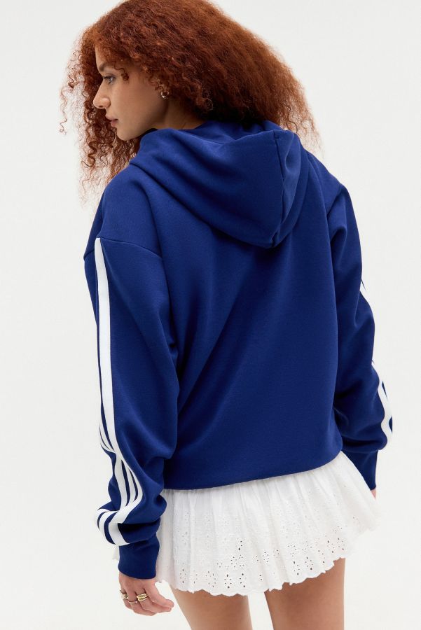 Slide View: 5: adidas Navy 3-Stripes Hoodie