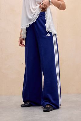 Adidas Navy 3-Streifen Wide Leg Trainingshose