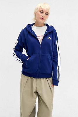 adidas Navy Full-Zip Hoodie