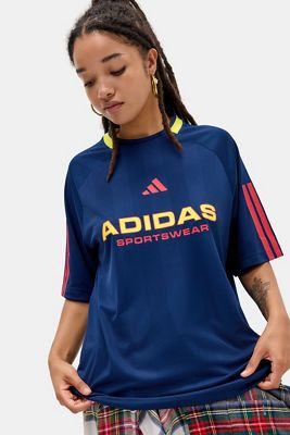 adidas Navy Collegiate Tiro Jersey T-Shirt