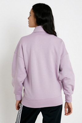 adidas locked up quarter zip lilac
