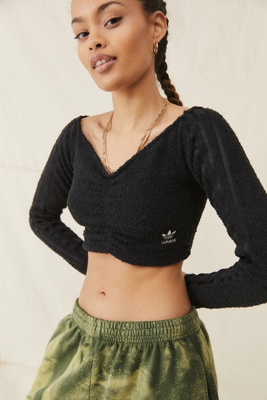 adidas off the shoulder top