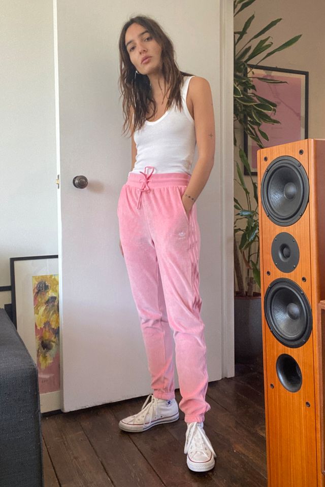 adidas slim jogger velour