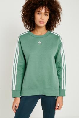 womens green adidas sweatshirt