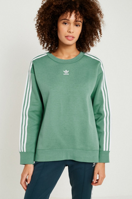 adidas originals three stripe chiffon sweatshirt