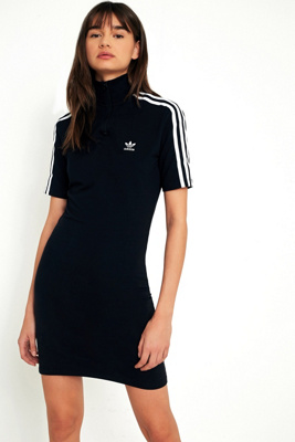 adidas zip up dress