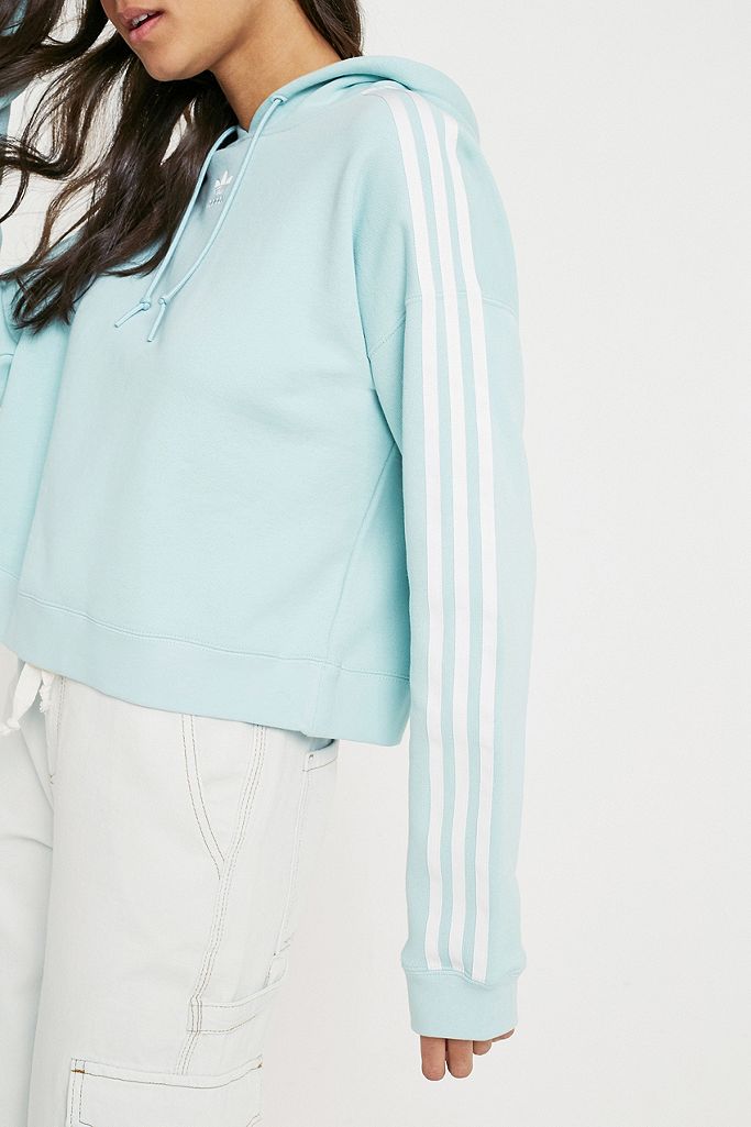 adidas Originals Adicolor Mint Crop Hoodie adidas Originals Adicolor Mint Crop Hoodie