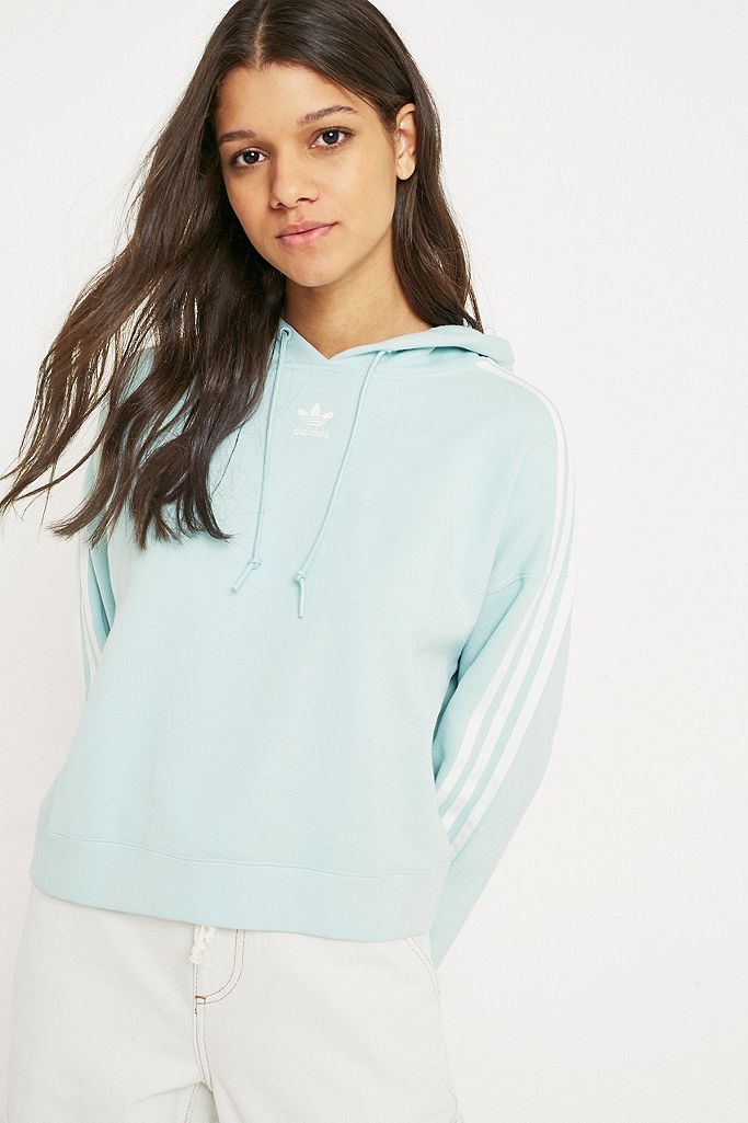 adidas Originals Adicolor Mint Crop Hoodie adidas Originals Adicolor Mint Crop Hoodie