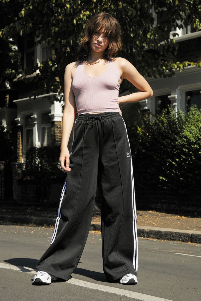 adidas Originals Relaxed WideLeg Track Pants Urban Outfitters UK