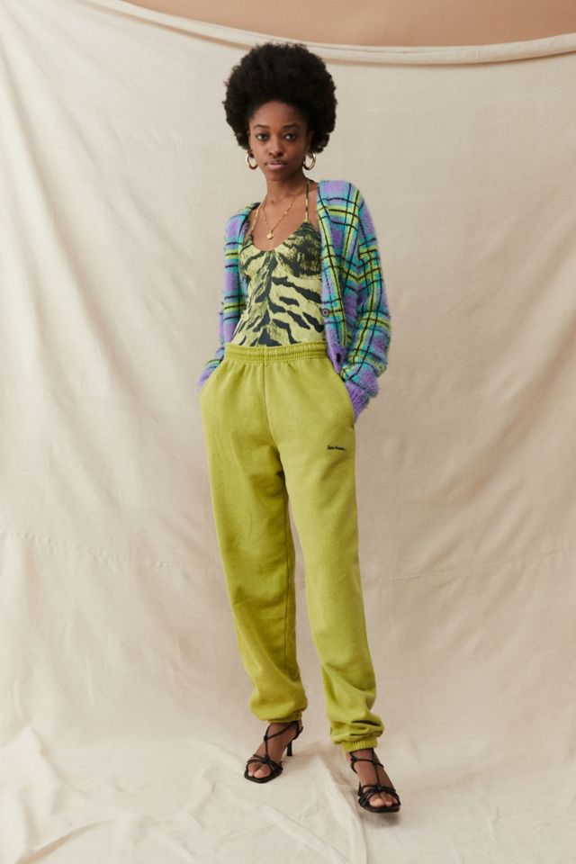 Motel Larisa Khaki Tiger Print Bodysuit | Urban Outfitters UK