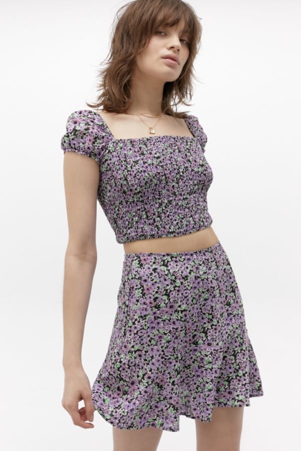 Motel Gaelle Mini Skirt | Urban Outfitters UK