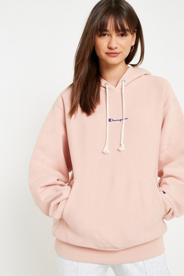 dusty rose champion hoodie