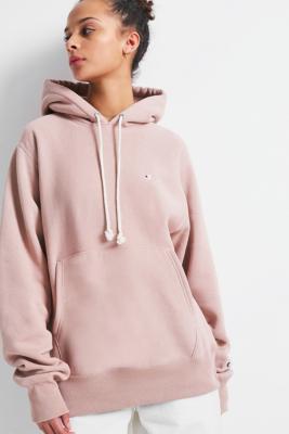 blush pink champion hoodie