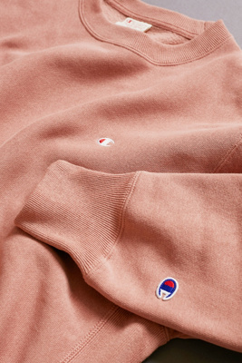 champion dusty pink crew neck sweatshirt