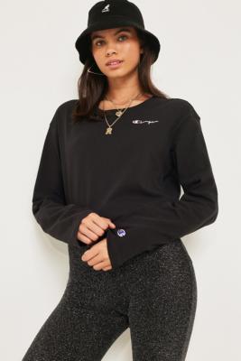 black champion shirt long sleeve