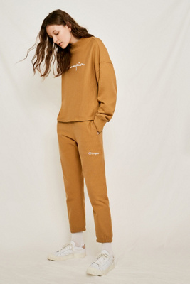 tan champion sweatpants