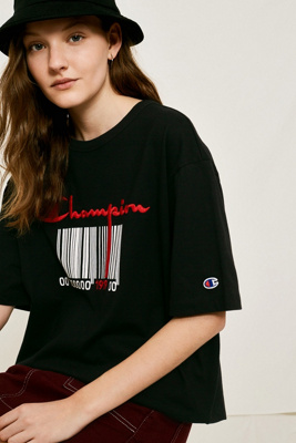 champion barcode t shirt