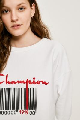 champion barcode sweatshirt