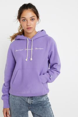 champion hoodie lila