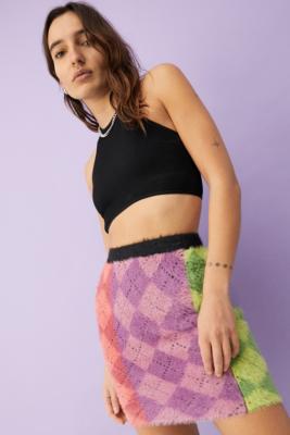 eyelash knit skirt