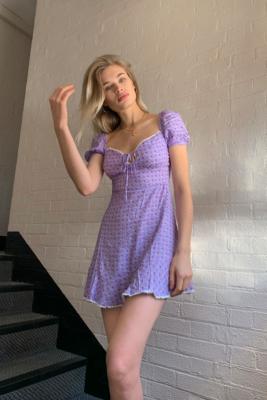 urban outfitters purple dress