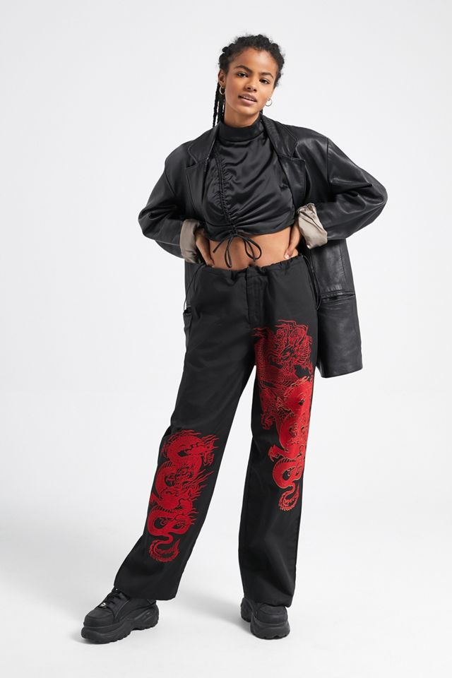 Jaded London Dragon Cargo Trousers | Urban Outfitters UK