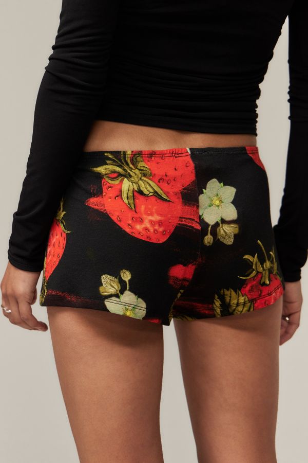 Vista de diapositivas: 4: Jaded London Camarosa Pantalones Cortos Mini Estampado de Fresa