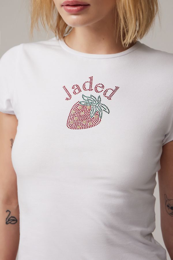 Vista de diapositivas: 2: Camiseta Jaded London Lucia Fresa Diamante Baby