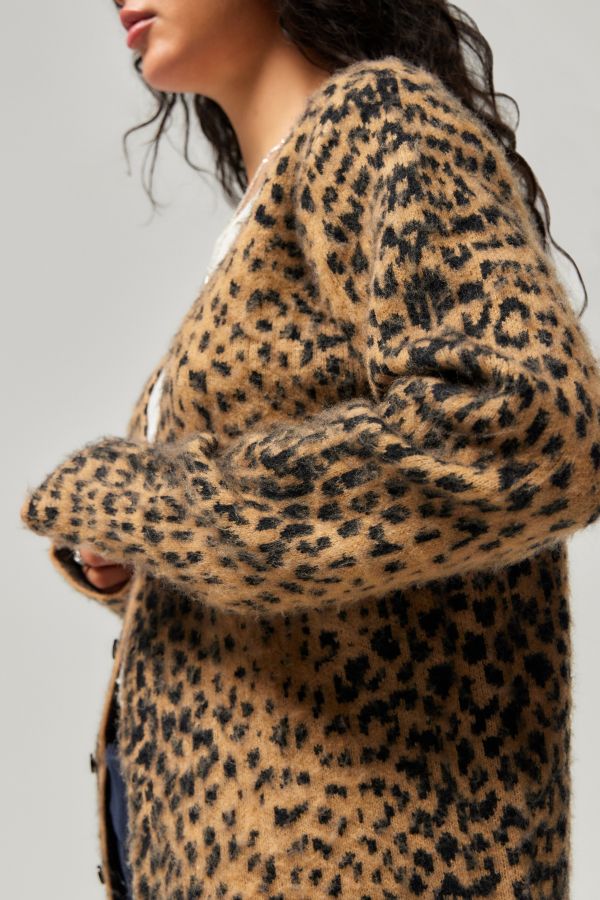 Vista de diapositivas: 3: Cárdigan Chuck Estampado de Leopardo Jaded London