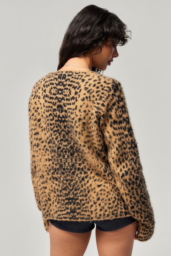 Vista de diapositivas: 4: Cárdigan Chuck Estampado de Leopardo Jaded London