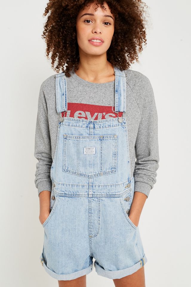 Levi’s Vintage Wash Shortall Dungarees Urban Outfitters UK