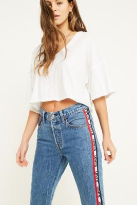 jeans levis 501 crop spectator sport