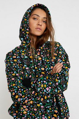 levi's floral hoodie