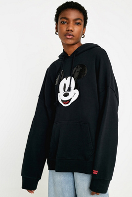 mickey mouse levis hoodie