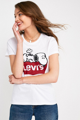 t shirt levi's snoopy