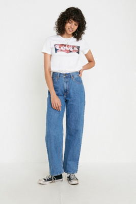high rise dad jeans