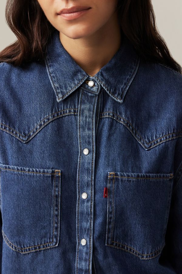 Vista de diapositivas: 2: Camisa de Mezclilla Western Teodora de Levi's