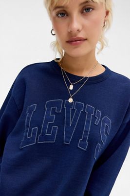 Levi's Indigo Heritage Crew Sweatshirt