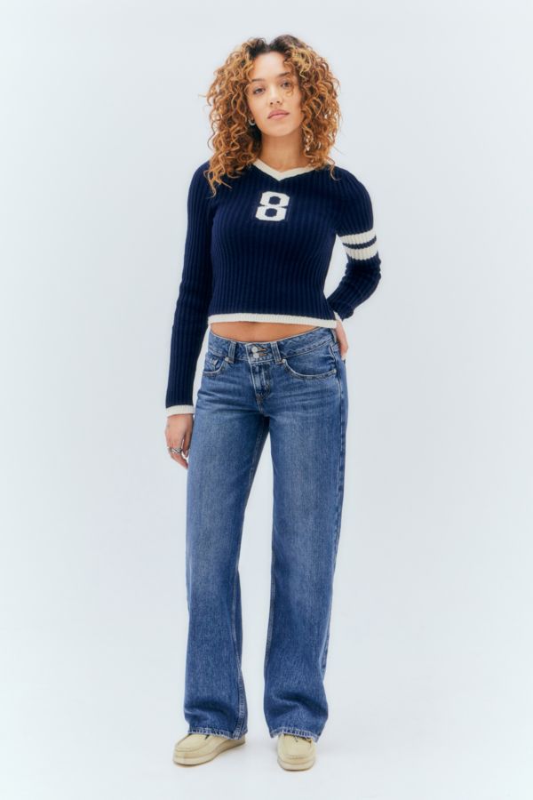 Vista de diapositivas: 2: Jeans Levi's de Pierna Recta Superlow