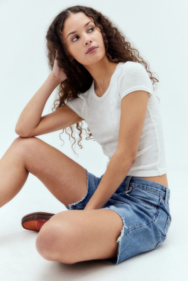 Slide View: 4: Levi's 501 - Short Feeling The Music en denim