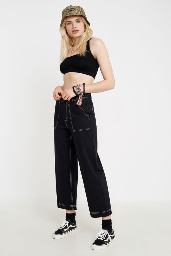 Vans In The Know Black Skate Trousers | Urban Outfitters UK
