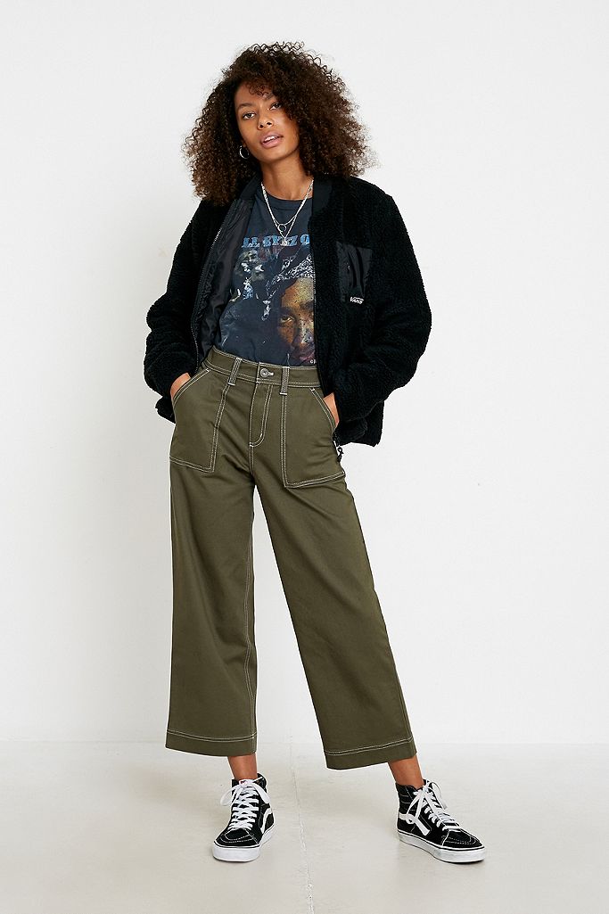 Vans In The Know Khaki Skate Trousers | Urban Outfitters UK